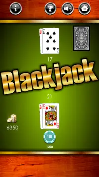 Simple Blackjack 21 Screen Shot 3