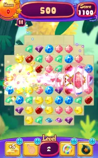 Jewel Clásico - Mejor King Diamond Match 3 Puzzle Screen Shot 6