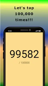 Let's tap 100,000 times!!! Screen Shot 0