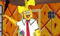 neighbor siren Sponge head Escape : granny scary Screen Shot 7
