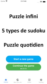 Tout Sudoku -5 types de sudoku Screen Shot 0