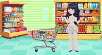 슈퍼마켓 소녀 - 식료품 점 쇼핑 Screen Shot 2