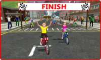 Kids Bicycle Rider Street Race Screen Shot 4