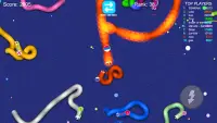 Worms Snake Zone Battle .io Screen Shot 1