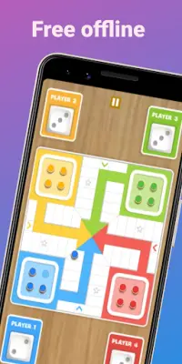A Ludo -New  Ludo Game 2020 For Free Screen Shot 1