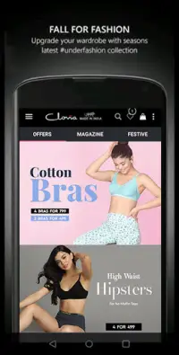 Clovia App - Shop Lingerie, Nightwear & Activewear Screen Shot 0