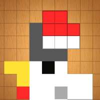 Bit Block Puzzle - Woody and Kawaii Pixel Art