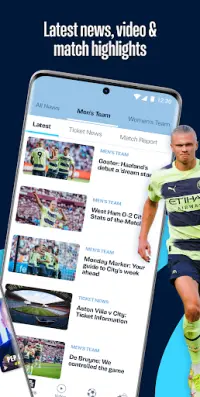 Manchester City Official App Screen Shot 1
