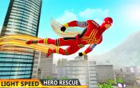 Flying Hero Superhero Games Screen Shot 2