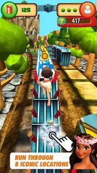 Subway Moana Adventure Rush Screen Shot 0