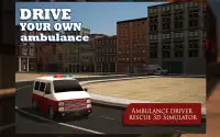 Ambulance Driver Rescue 3D Sim Screen Shot 8