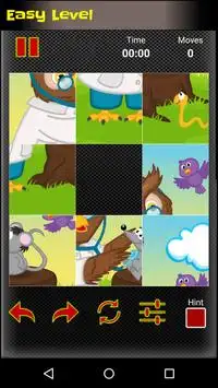 퍼즐 (Sliding) - 만화 및 동물 2 Screen Shot 0