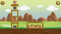 Squirrel Blocks - Blocks smashing escape game free Screen Shot 2