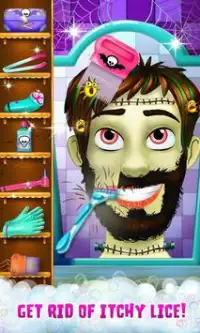 Hairy Face Salon Monster Shave Screen Shot 1