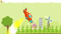 恐竜農園 - 子供のためのトラクターシミュレーターゲーム Screen Shot 4