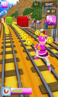 Subway Princess Run : Endless Gold Runner Screen Shot 2