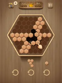Wooden Hexagon Fit: Hexa Block Puzzle Screen Shot 9