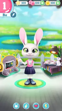 Bu Bunny - Cute pet care game Screen Shot 4