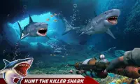 गुस्से में शार्क हमले: गहरे समुद्र शार्क शिकार खेल Screen Shot 4