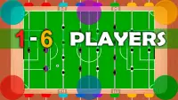 Foosball table soccer 1 2 3 4 5 6 players Screen Shot 0