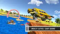 フローティング 車 レーシング 水 サーフィン ゲーム Screen Shot 4
