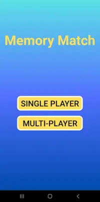 Multiplayer Memory Match | Memory Card Game Screen Shot 0