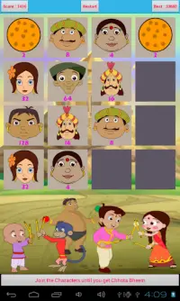 Chhota Bheem 2048 Game Screen Shot 3