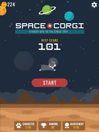Space Corgi - Jumping Dogs Screen Shot 0