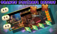 Best Escape Games  33 Orange Squirrel Rescue Game Screen Shot 1
