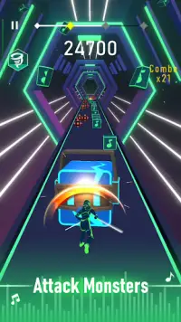 Music Blade: EDM Rhythm Runner Screen Shot 1