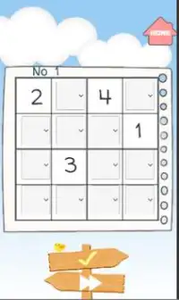 Easy Sudoku 4x4 Screen Shot 1