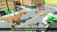Dinosaur Simulation 2017- Dino City Hunting Screen Shot 0