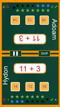 Math Duel: Two Player Math Game Screen Shot 0