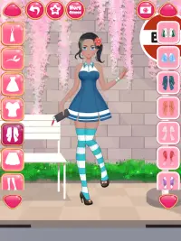 Anime Cô gái Thời trang - Trang điểm & Mặc quần áo Screen Shot 22
