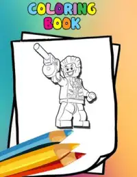 How to color Lego Batman (coloring pages) Screen Shot 3