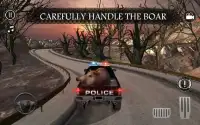 Offroad Police Truck Wild Animal Transport Screen Shot 2