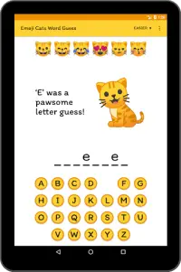Emoji Cats Word Guess Screen Shot 9