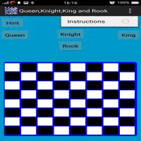 Chess Queen,Rook,Knight and King Problem Screen Shot 1