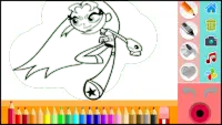 Teen Ten Coloring the Titans Go Adventures Screen Shot 2