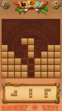Wood Block Crush Puzzle Screen Shot 2