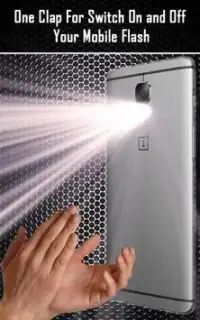 Mobile Torch On Clap Screen Shot 0
