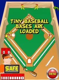 Tiny  Baseball, Flip Baseball Screen Shot 13