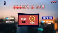 Annoy a Fly :Hit annoying flies with a ball Screen Shot 2