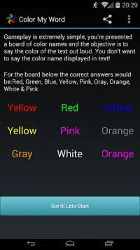 Color My Word Screen Shot 0