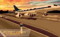 Airplane Flight 3D: Cargo Delivery Truck Transport Screen Shot 7