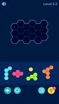 Amazing Hexagon Fit Puzzle Screen Shot 1