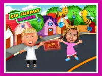 Kid Subway Runner – Running Games Screen Shot 1