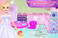 reparação Dollhouse e limpeza jogos para meninas Screen Shot 5