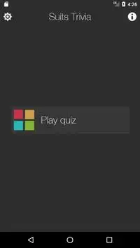 UnOfficial SUITS TV Show Trivia Quiz Game Screen Shot 0