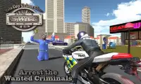 SWAT Moto Cop Crime Chase 3D Screen Shot 0
